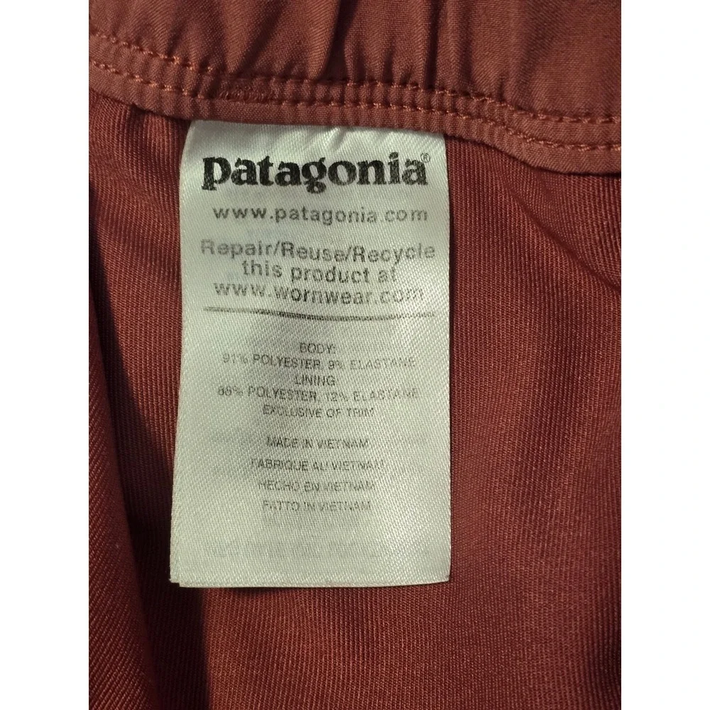 Patagonia Women Rosewood Pink Active Skort Hiking Travel Skirt with Liner Shorts - Picture 11 of 14